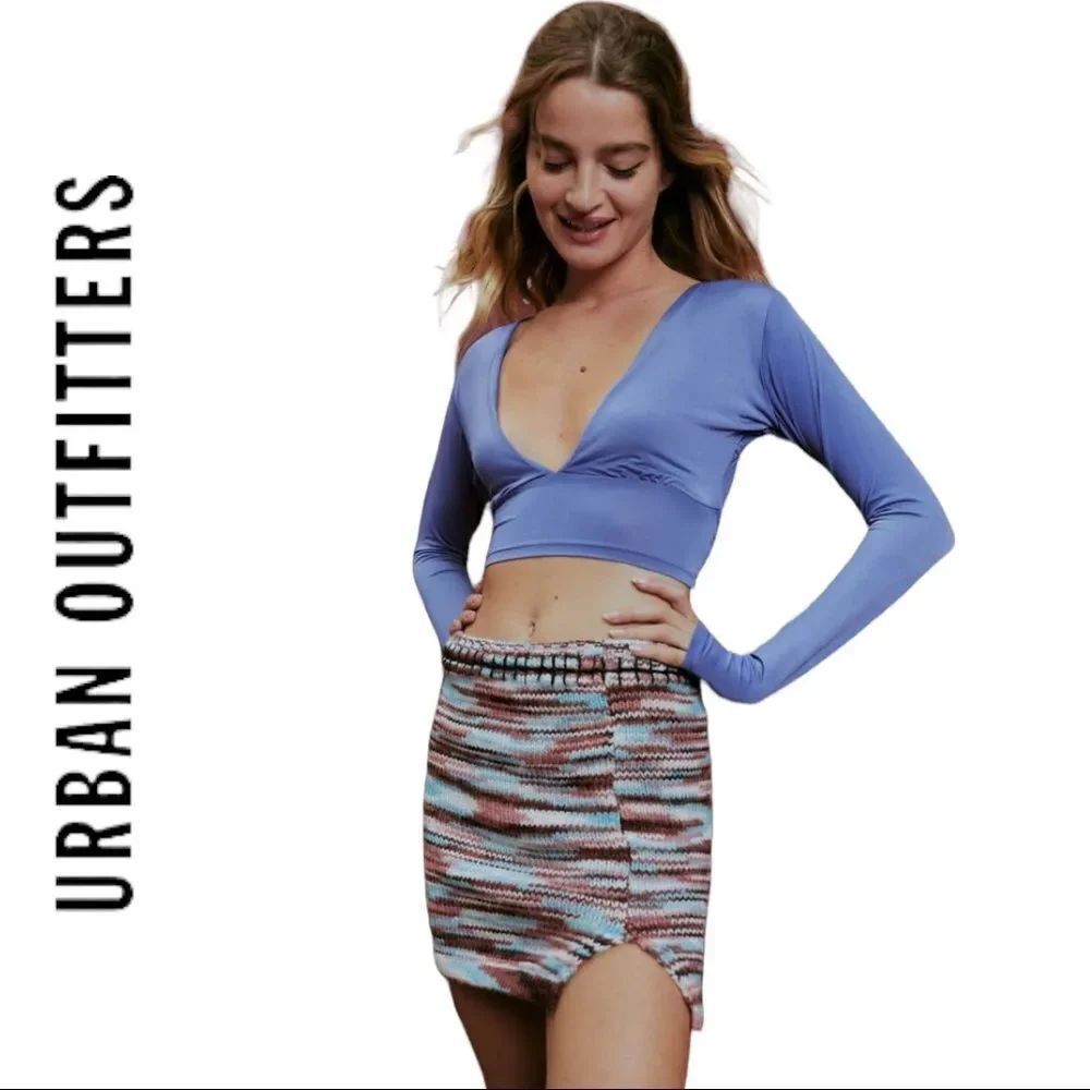 NEW Urban Outfitters UO The Ragged Priest Data Mini Skirt S